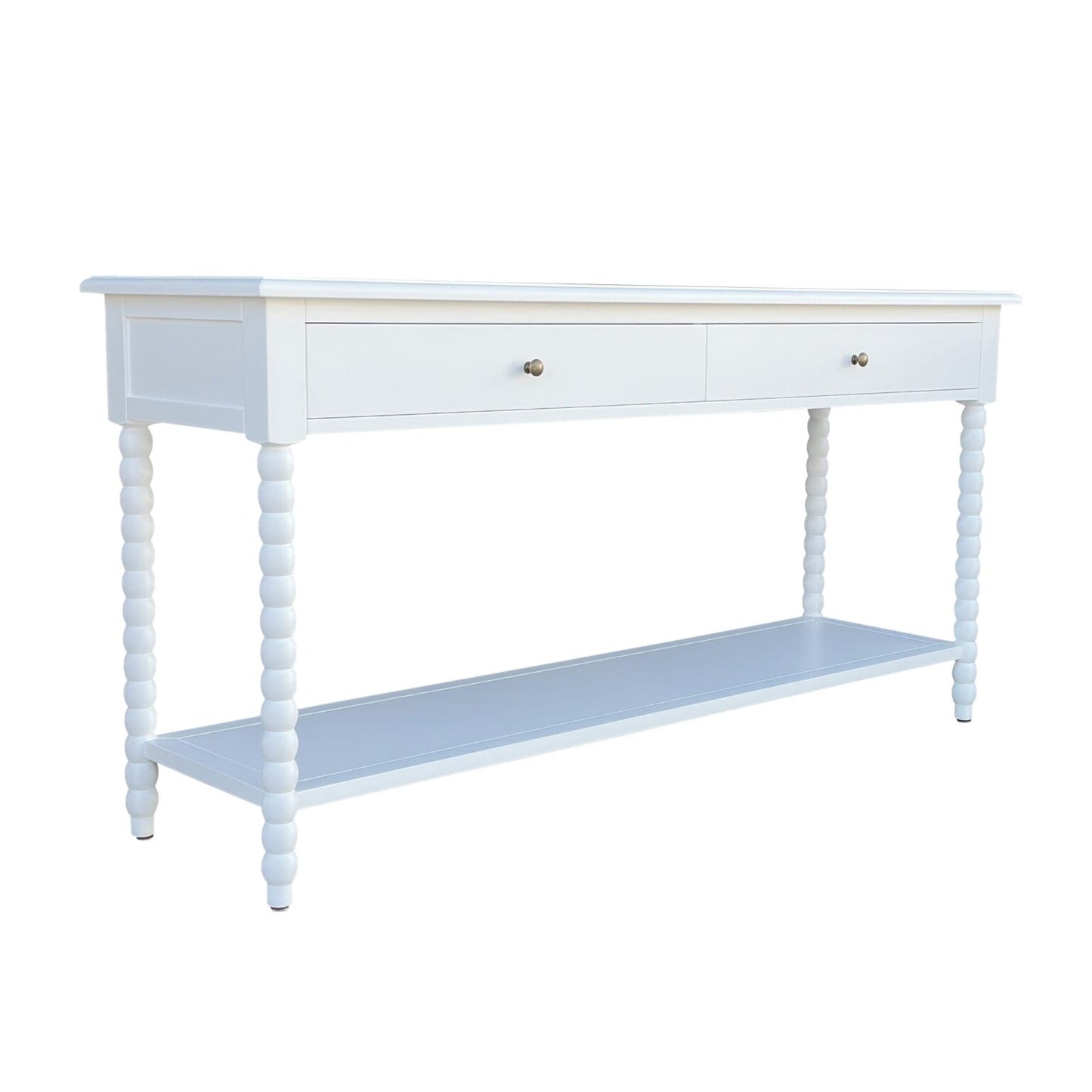Bobbin Console Table White