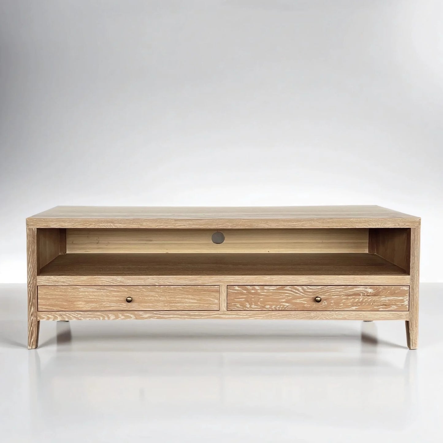Davos Whitewash Oak TV Unit