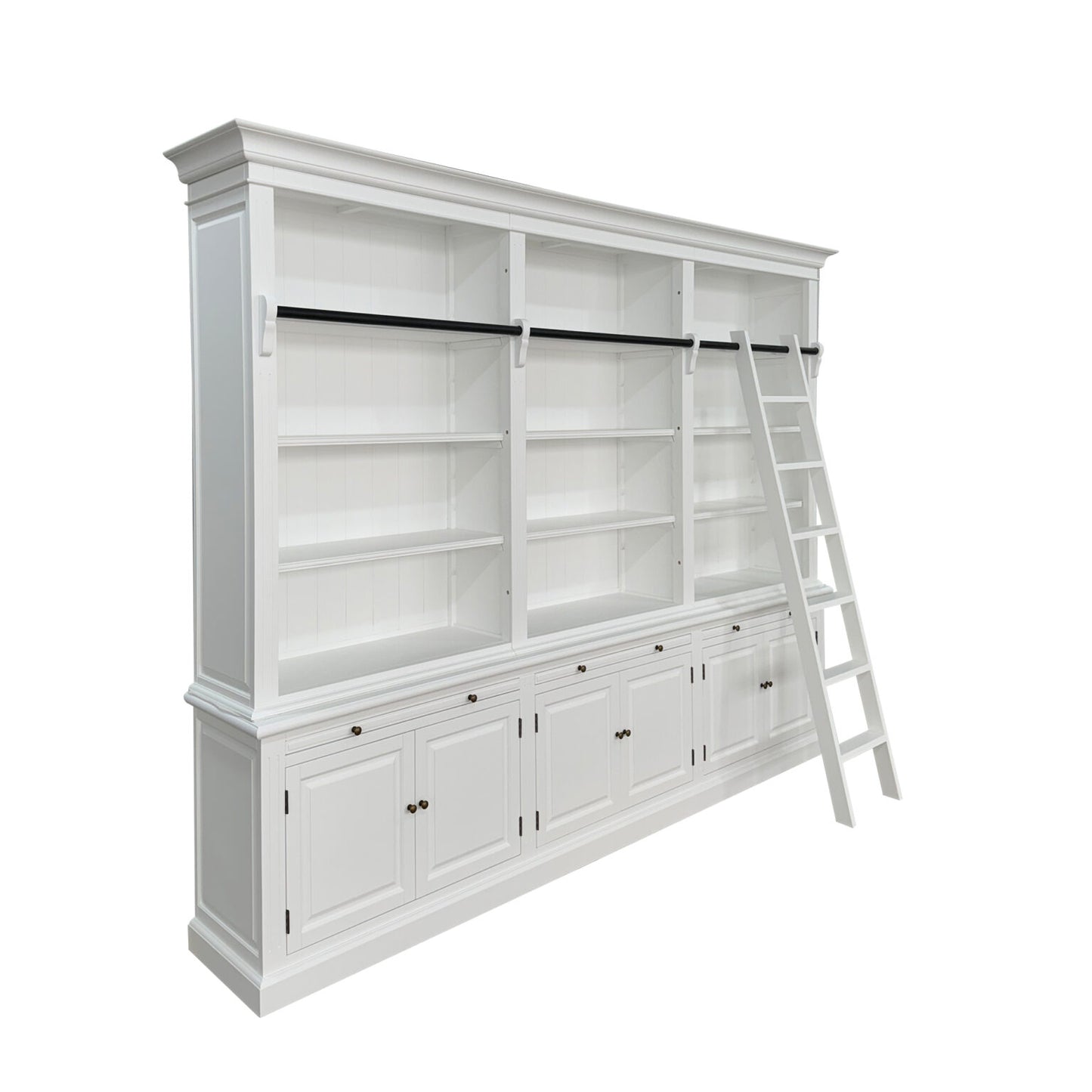French Library Bookcase – Matt White