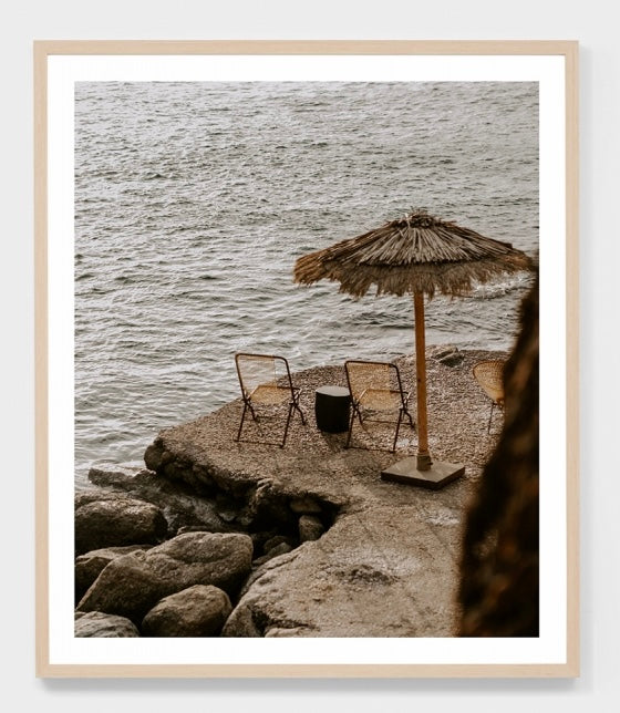 Oceanside Retreat Print by Middle of Nowhere