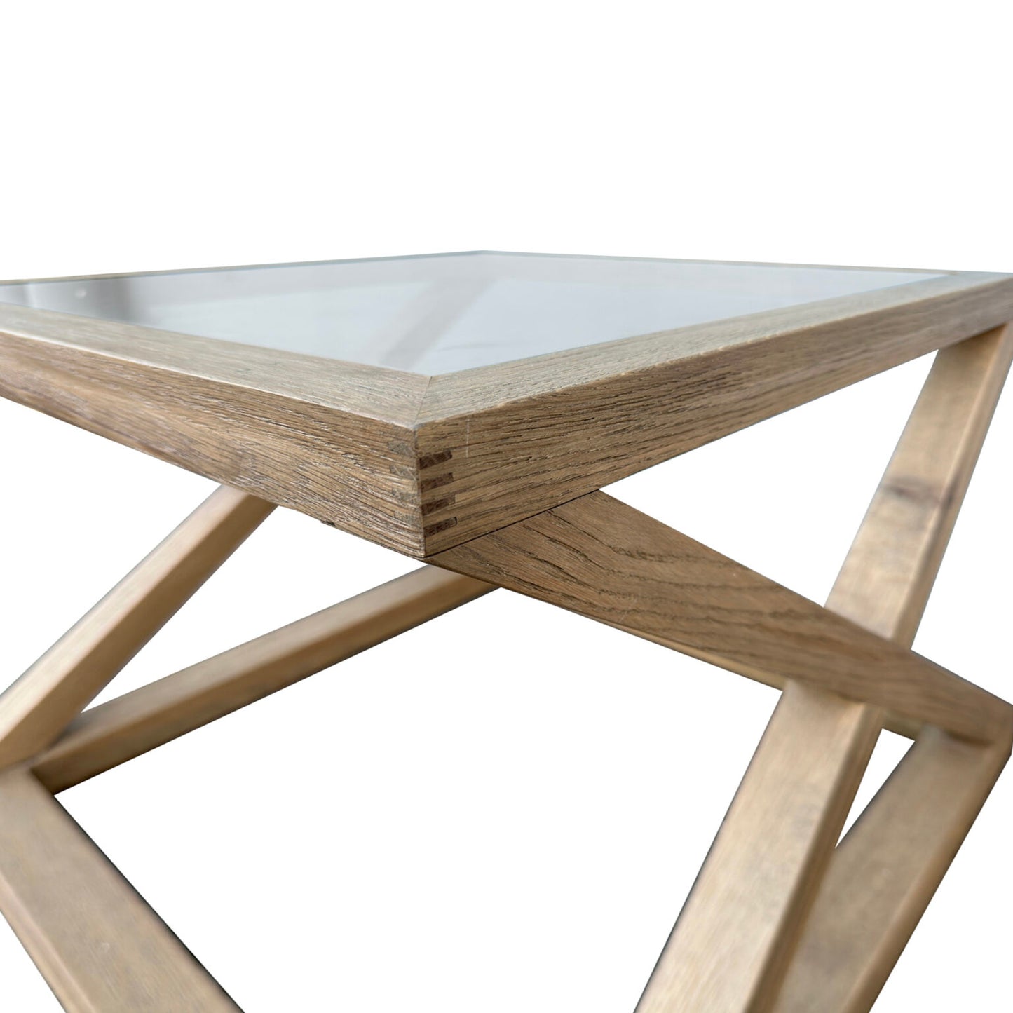 Valencia Side Table Weathered Oak