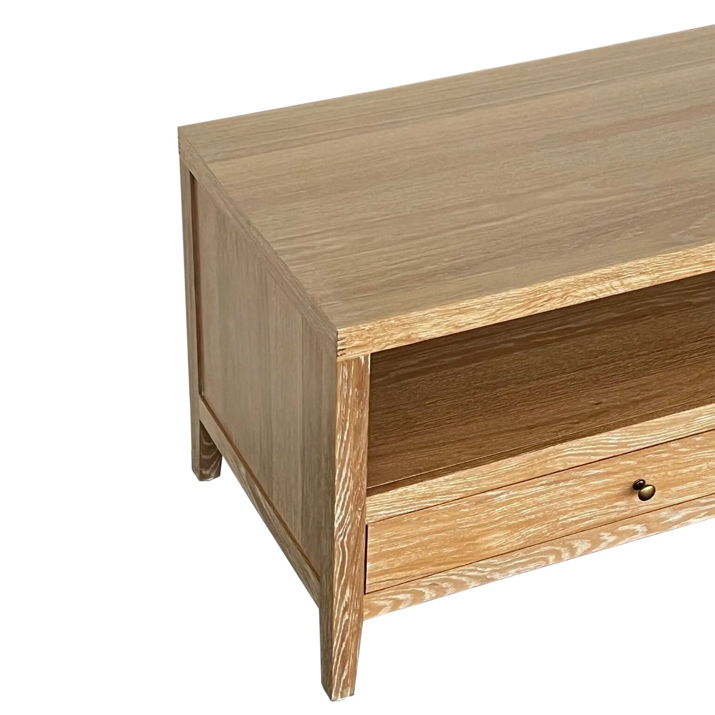 Davos Whitewash Oak TV Unit