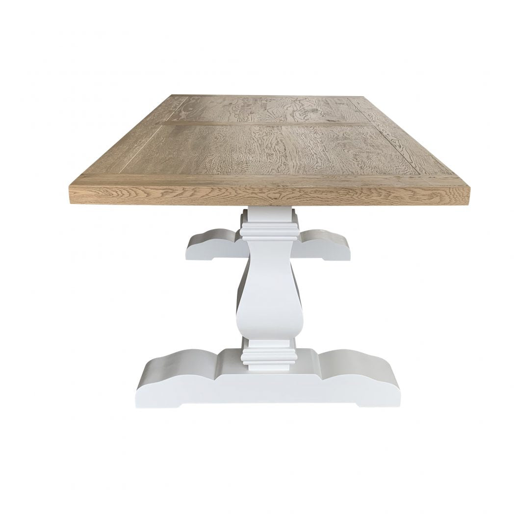Oak Trestle Rectangular Dining Table 200cm