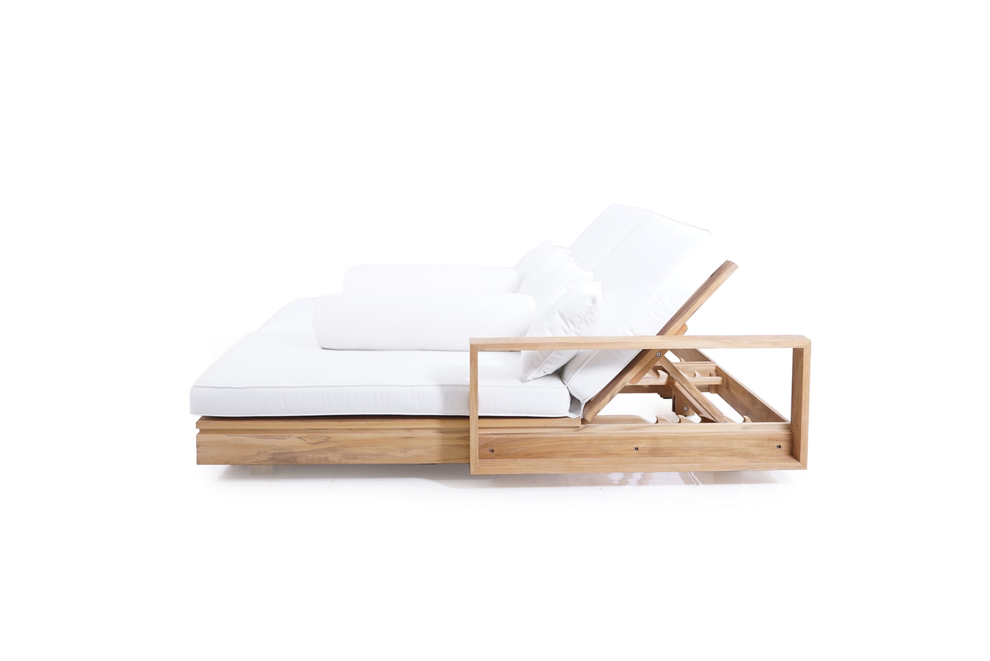Avila Outdoor Double Sunlounger With Arms