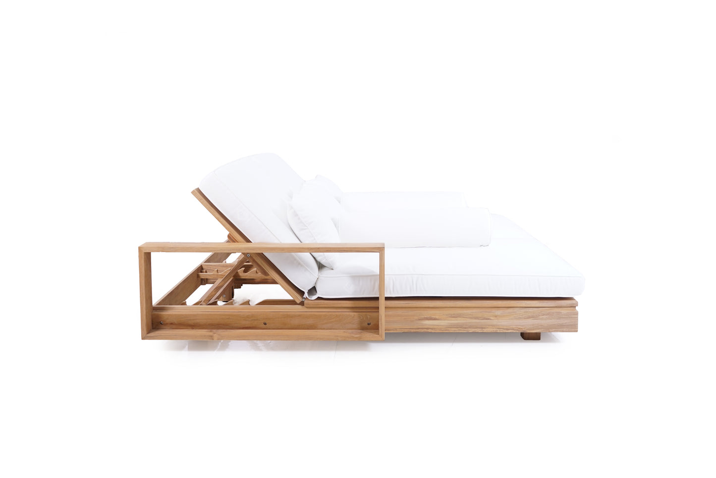 Avila Outdoor Double Sunlounger With Arms
