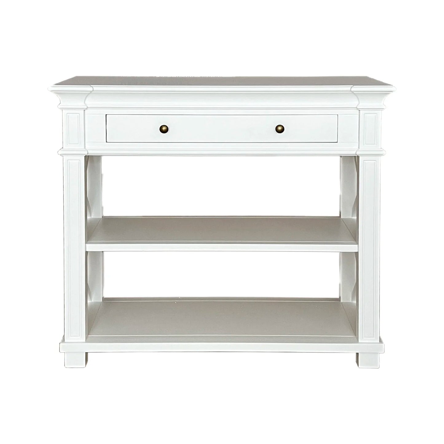 Heston White Console Table 90cm