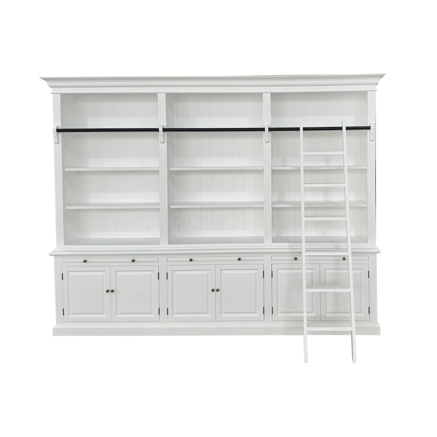 French Library Bookcase – Matt White