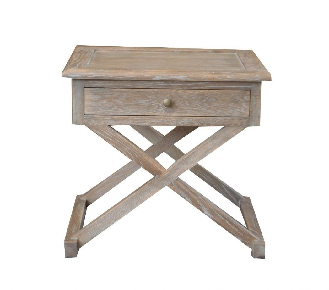 Levi Side Table Burnt Oak