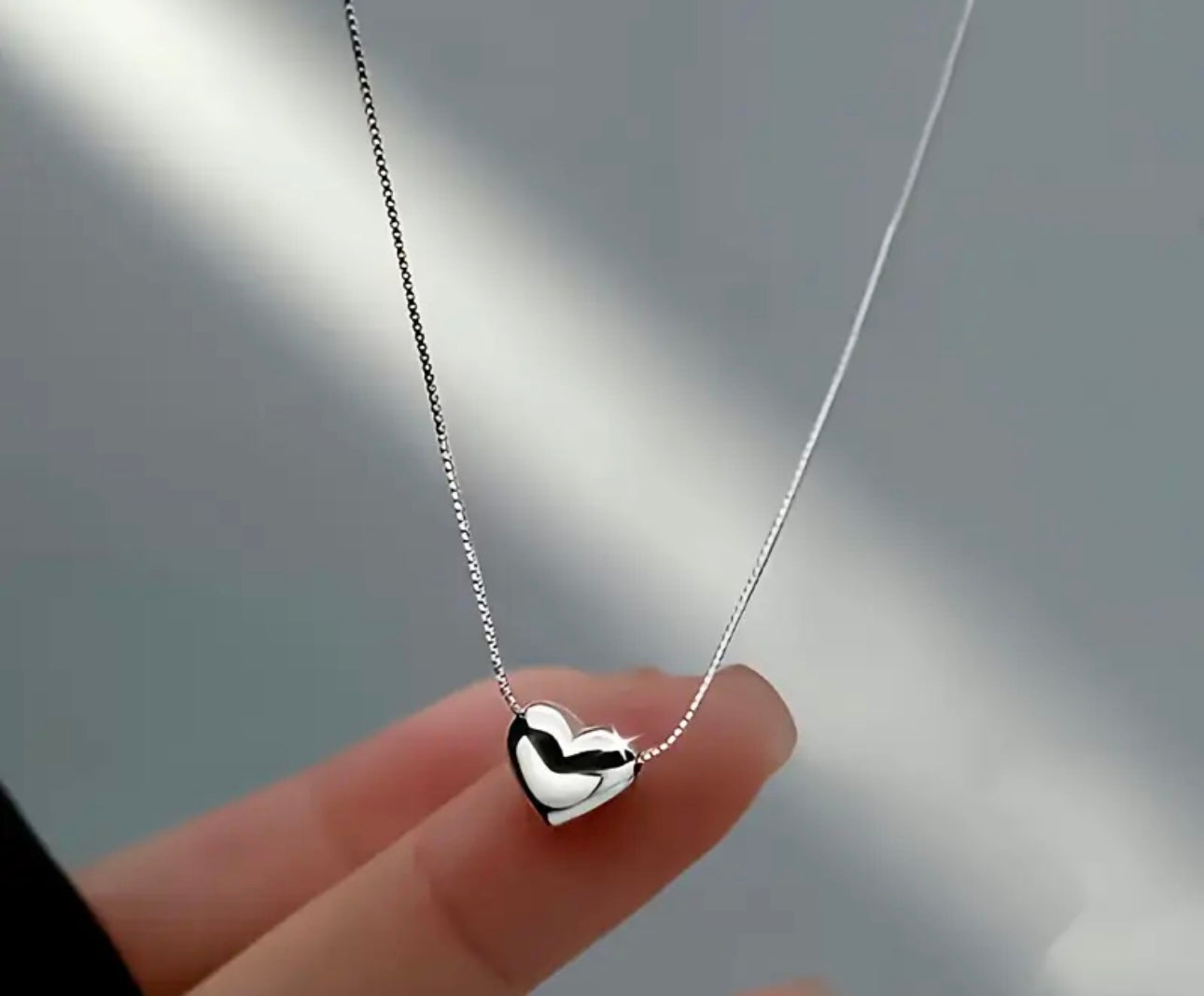 Heart Necklace - Sterling Silver