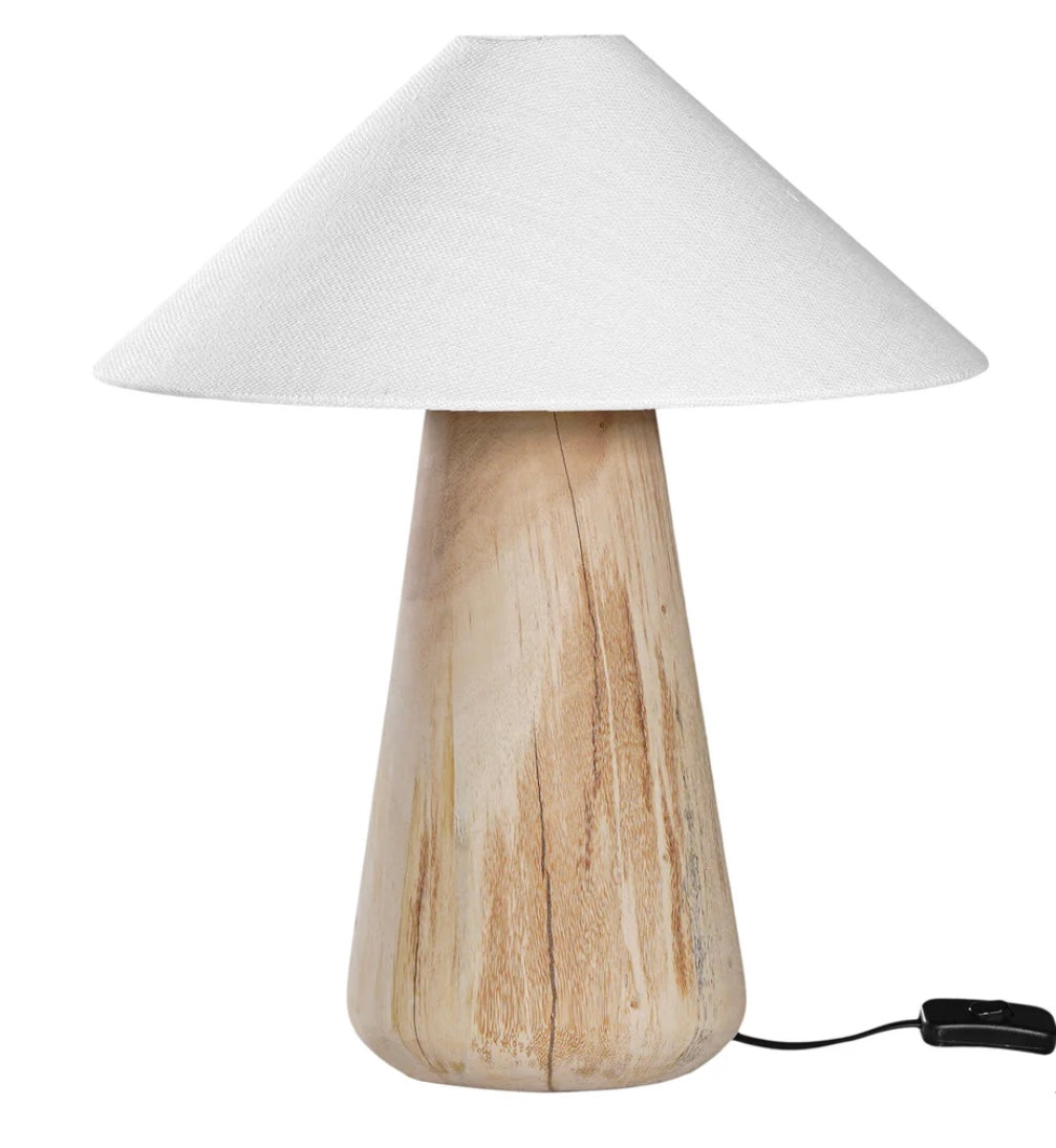 UNIQWA, KIKILI TABLE LAMP, WHITE SHADE