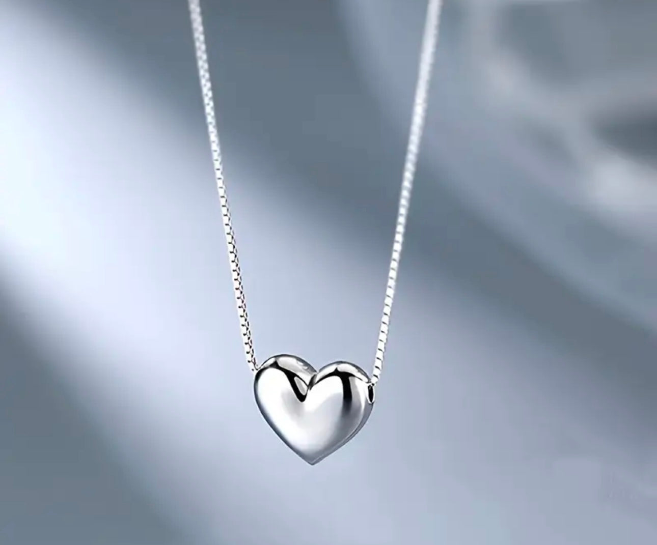 Heart Necklace - Sterling Silver