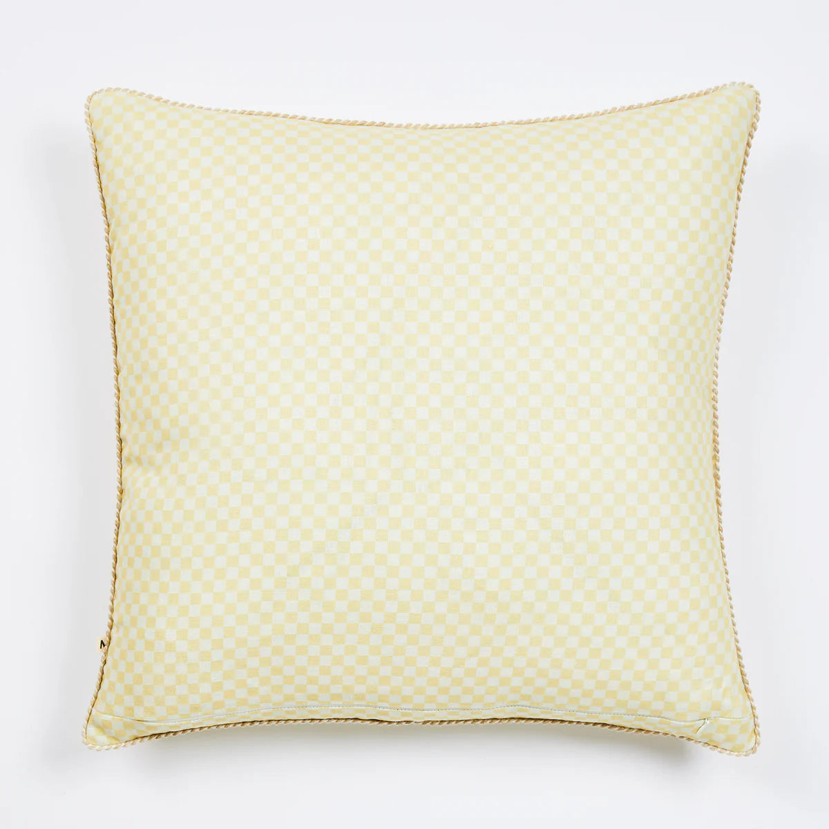 Tiny Checkers Vanilla 60cm Cushion