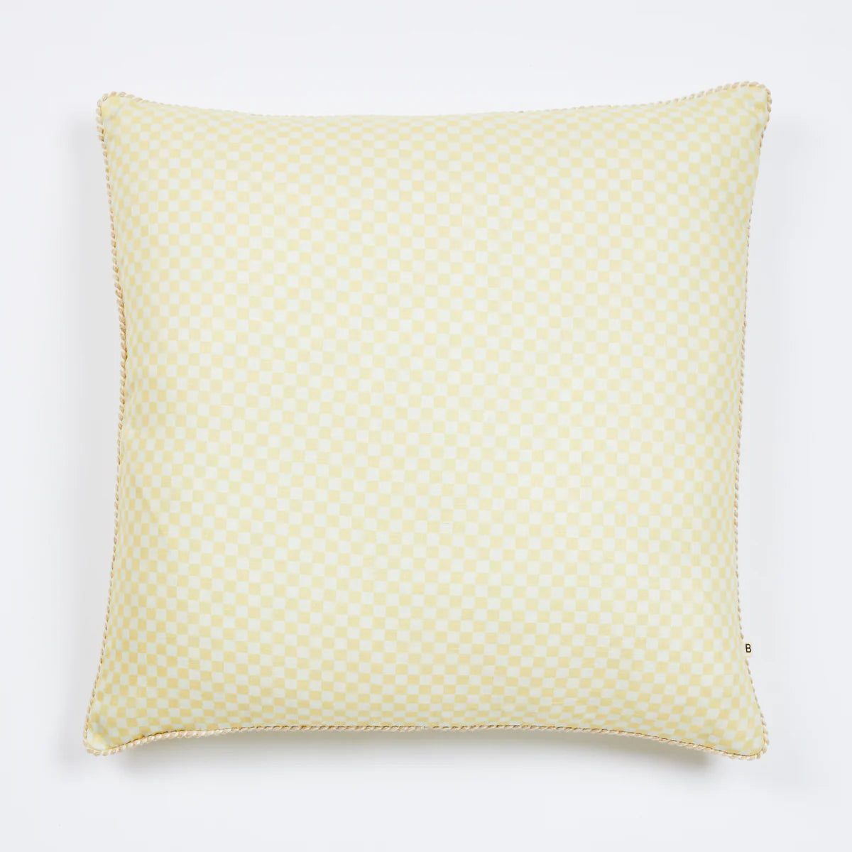 Tiny Checkers Vanilla 60cm Cushion