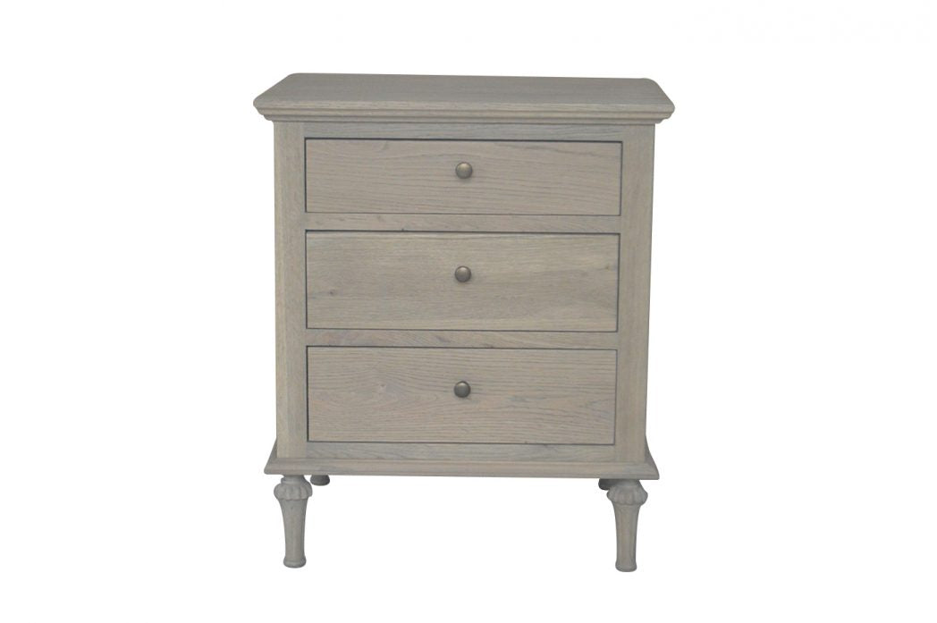 Emmerson Oak Side Table Round Knob