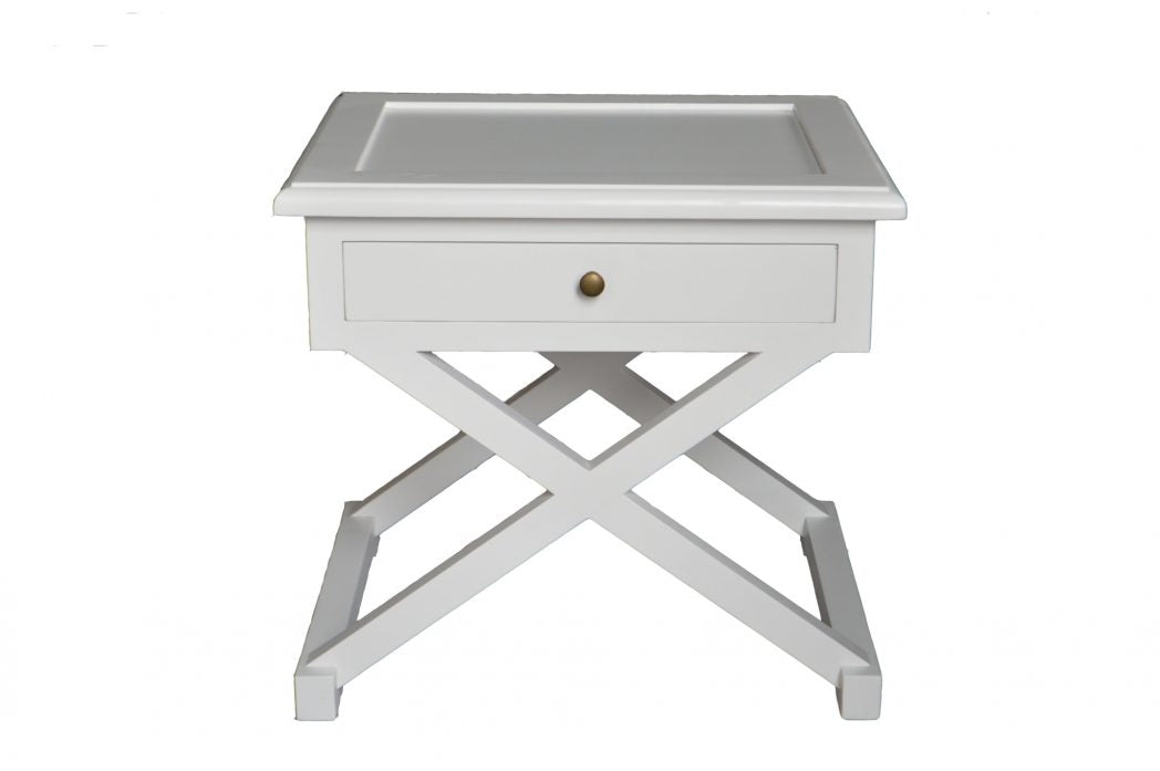 Levi Side Table White