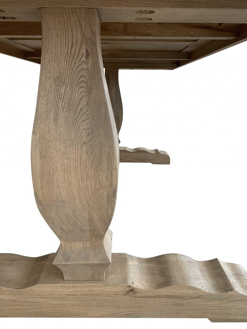 Salon Dining Table Weathered Oak 300cm