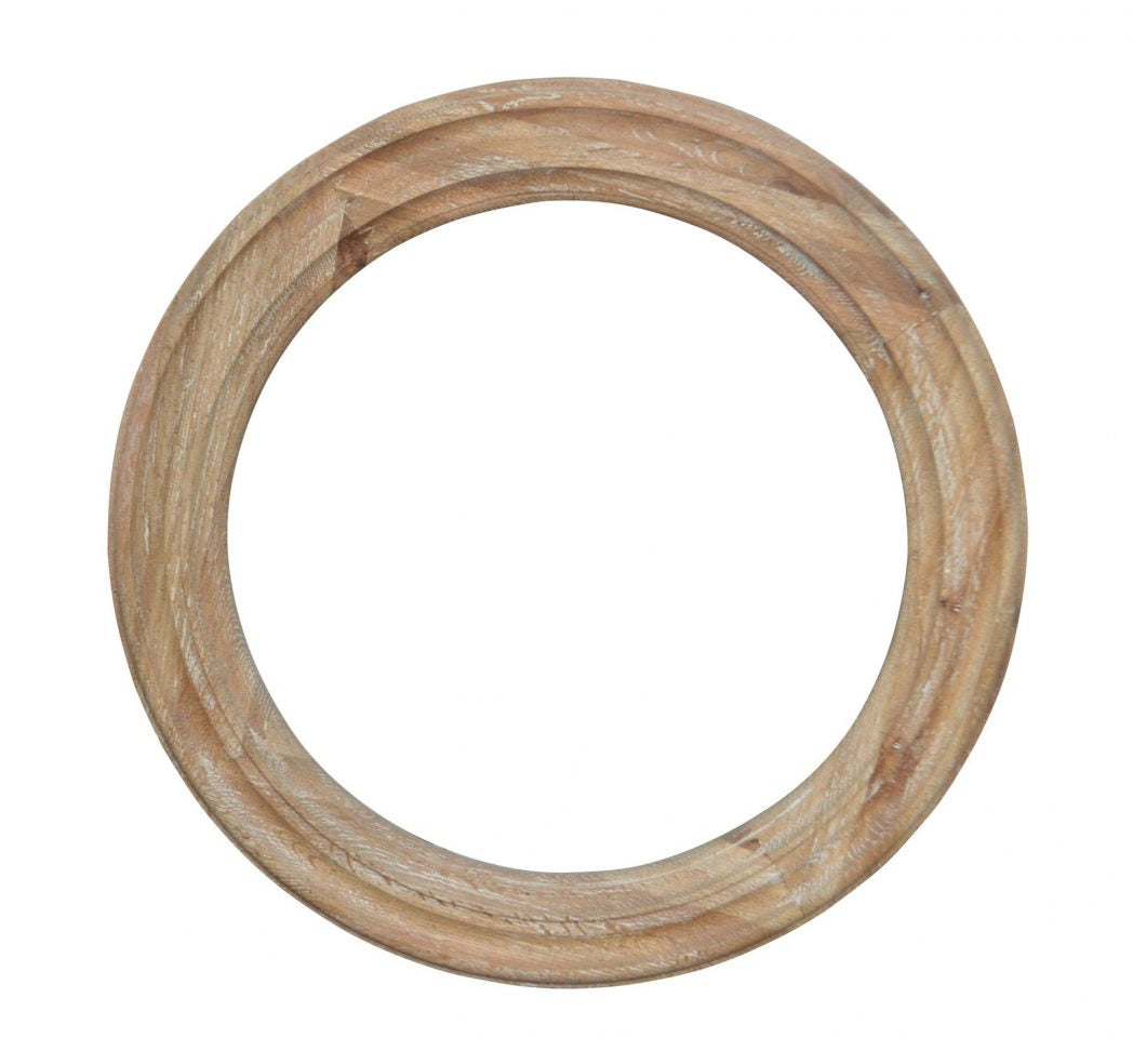 Target Mirror – White Washed Oak
