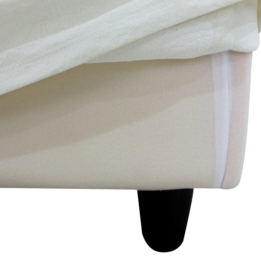 Palm Beach 3 Seater Slip Cover Sofa - White Linen