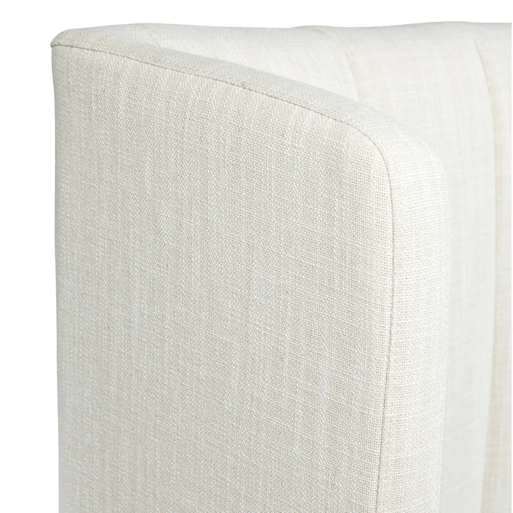 Central Park King Bedhead - Natural Linen
