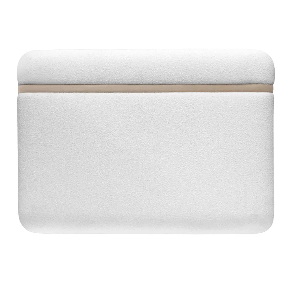 The Curve King Bedhead - White Boucle