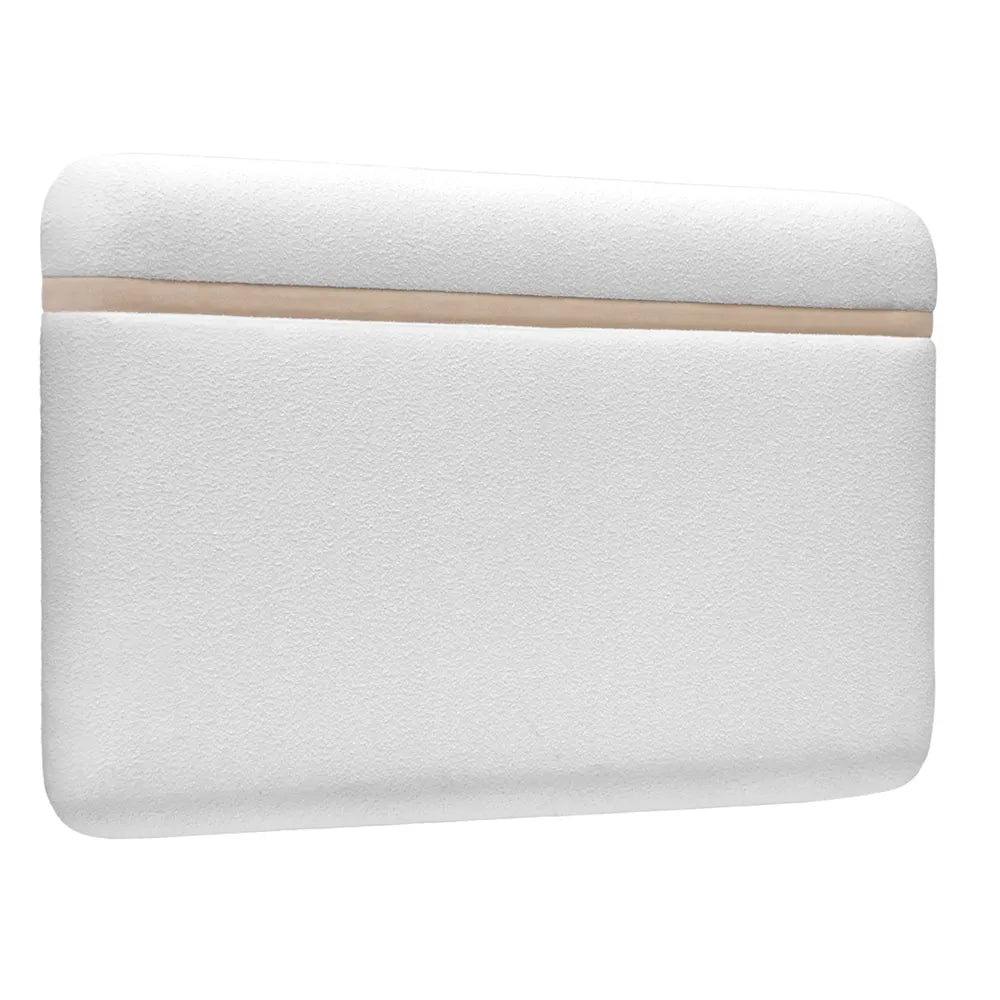 The Curve King Bedhead - White Boucle