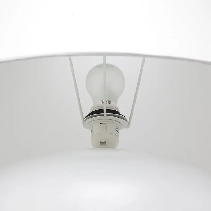 Picasso Table Lamp - White with White Shade