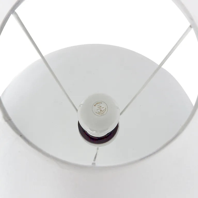 Picasso Table Lamp - White with White Shade