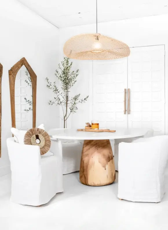 Kibuyu Natural Pendant Light by Uniqwa Collections
