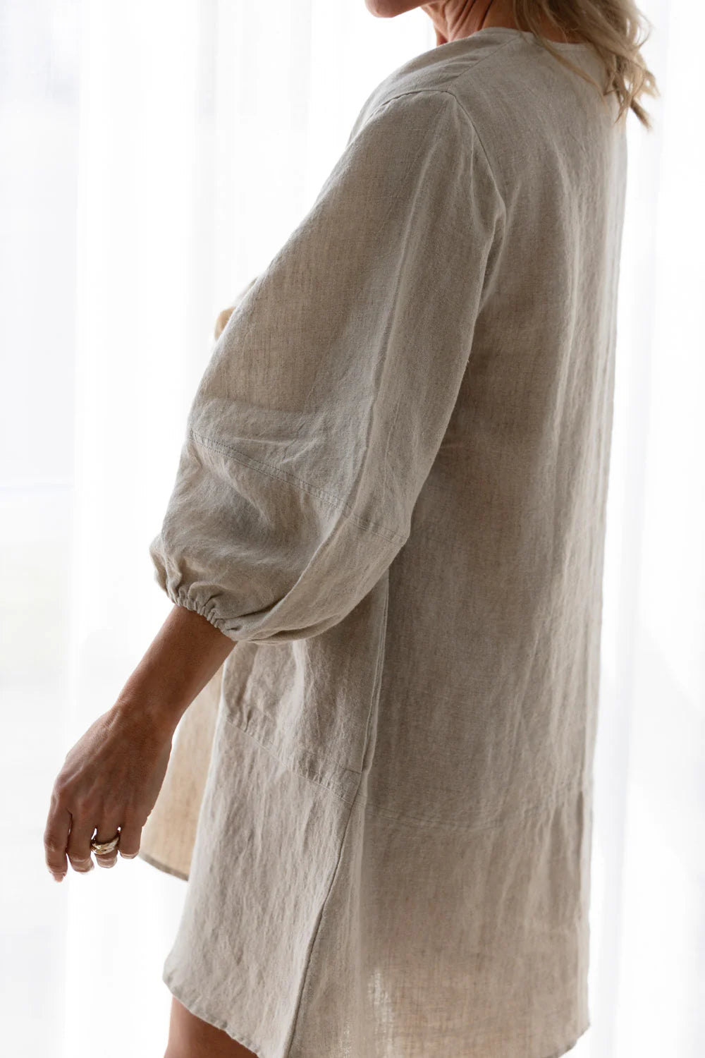 Fundamental Linen Ease Dress - Natural