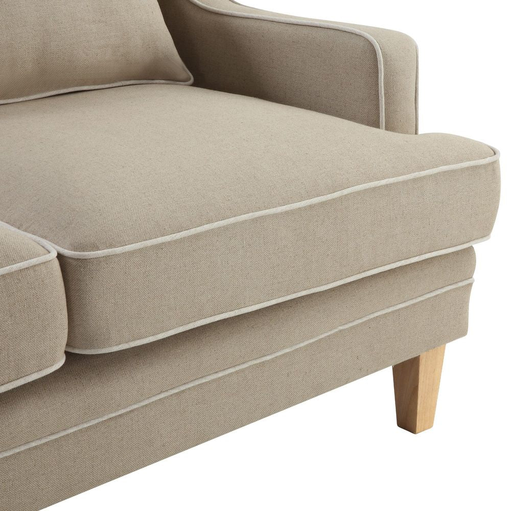 Bondi Hamptons 2 Seat Sofa Natural W/