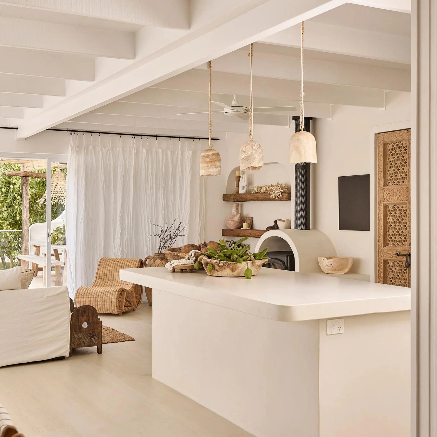 Alina Natural Onyx Pendant Light