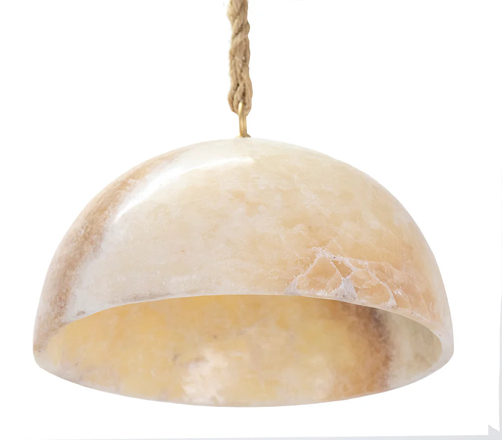 'Shumba' Onyx polished pendant lamp
