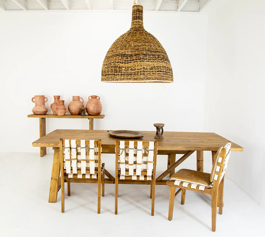 'Agung' Banana Fibre Pendant