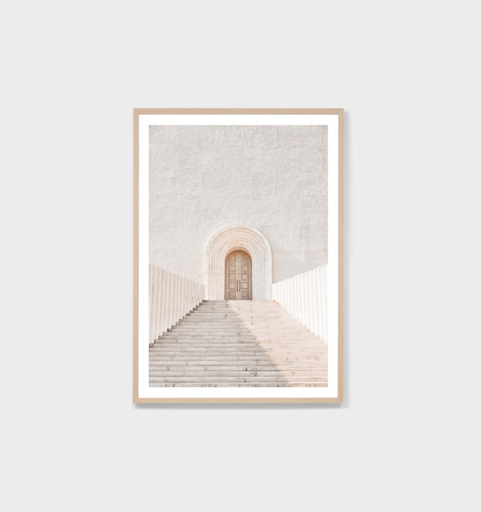 Ancient Steps Print by Warranbrooke