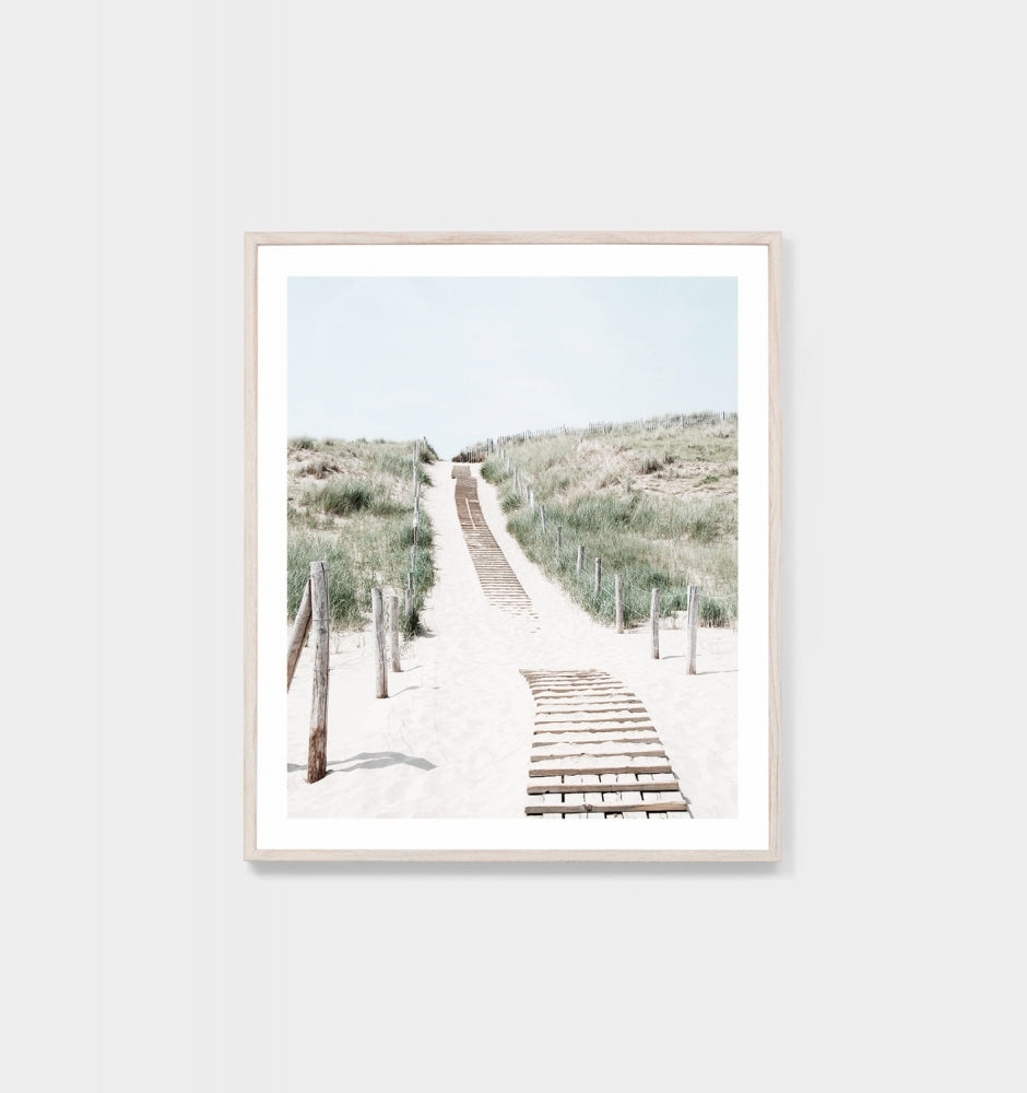 Beach Path Print by Warranbrooke
