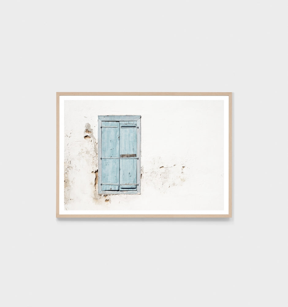 Blue Window Print by Middle of Nowhere