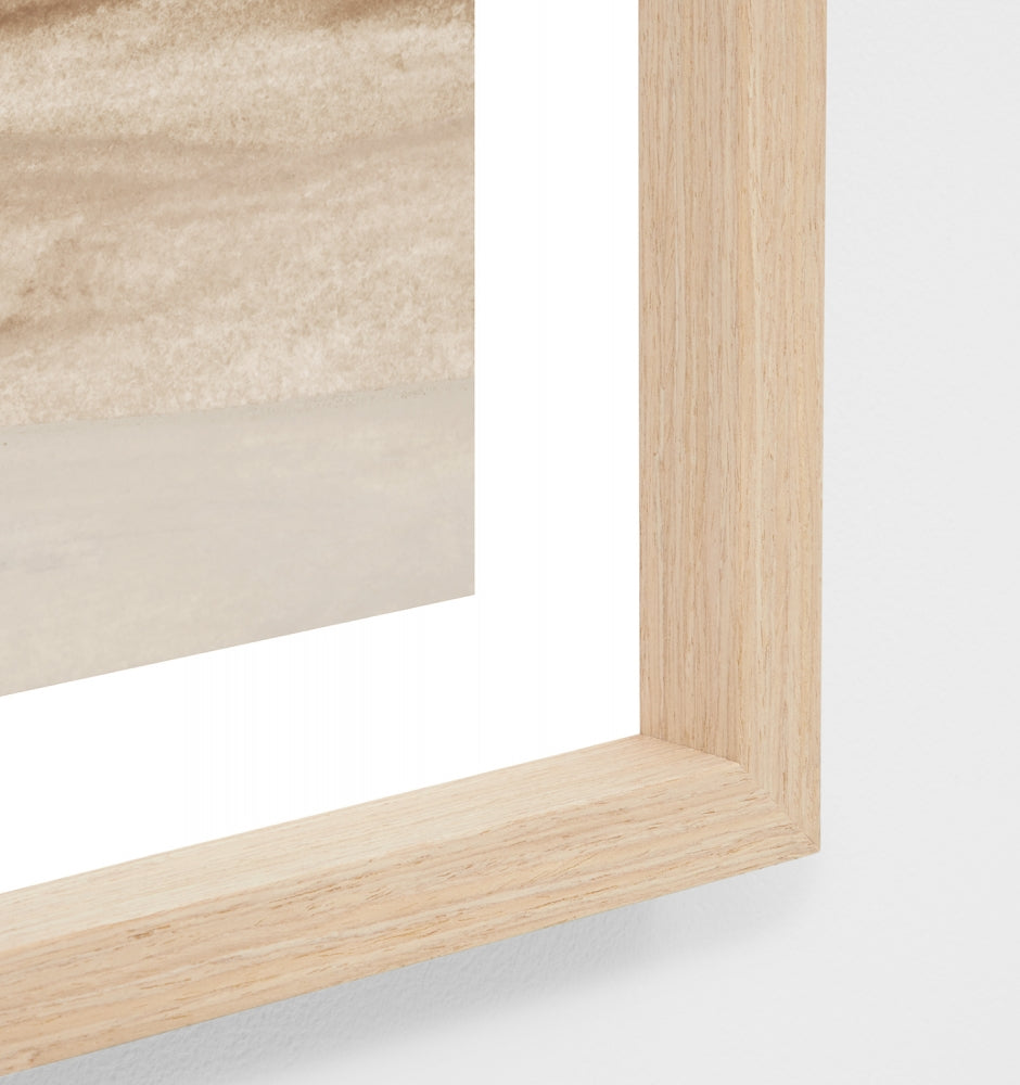 Bright Horizon Sand Print by Middle of Nowhere
