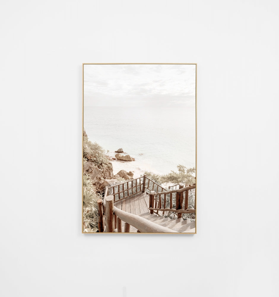 Caribbean Coast Canvas by Middle of Nowhere