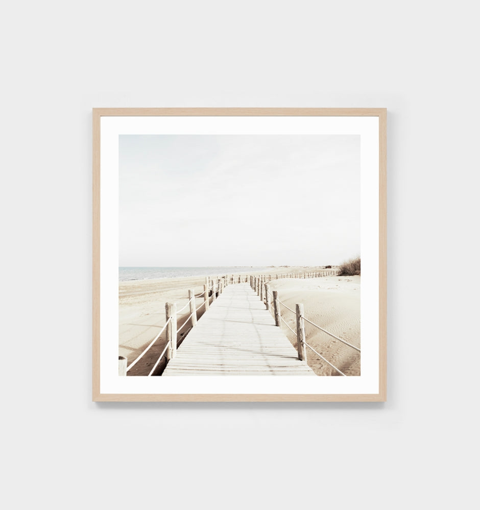 Faded Boardwalk Print by Warranbrooke