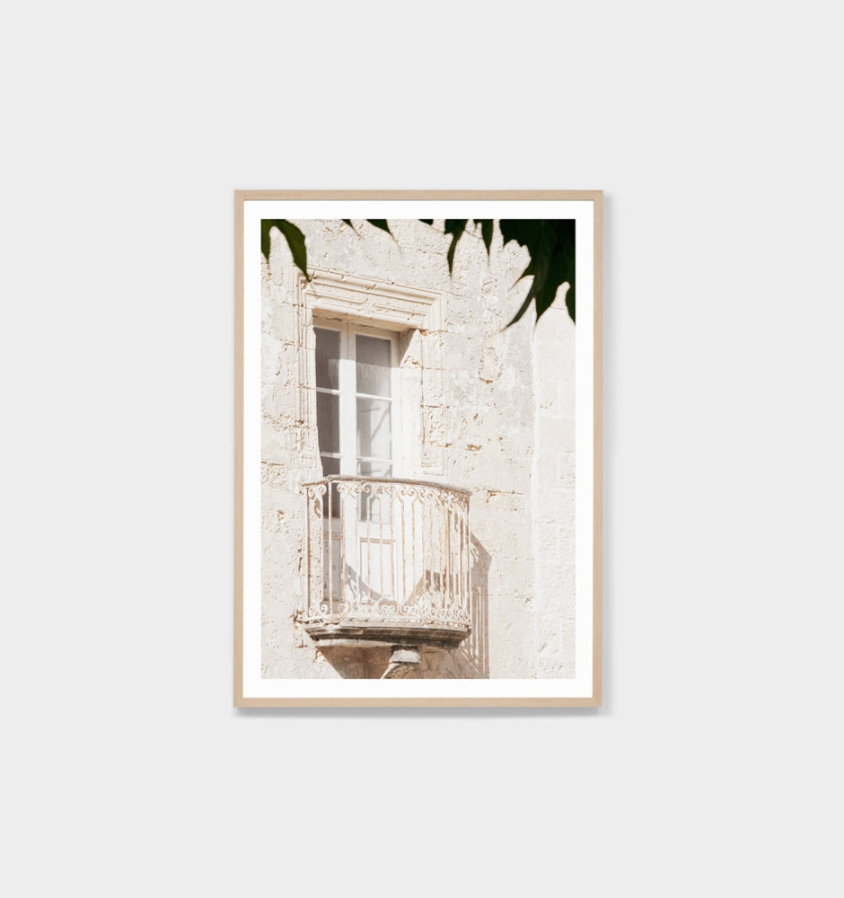 Summer Balcony Print by Warranbrooke