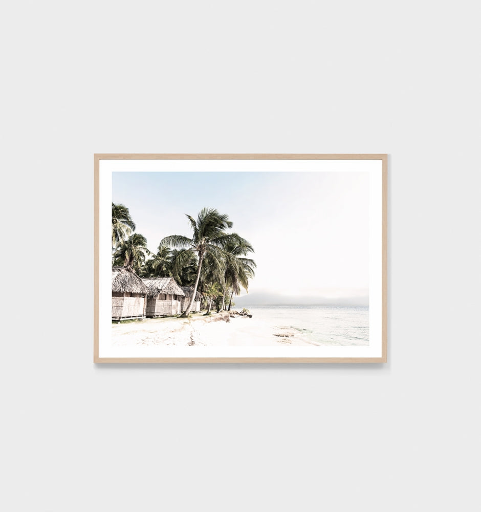 Tropical Resort Print by Warranbrooke