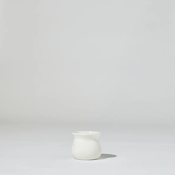 TUBBY VASE SNOW (XS)