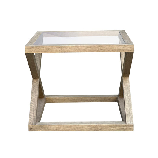 Valencia Side Table Weathered Oak