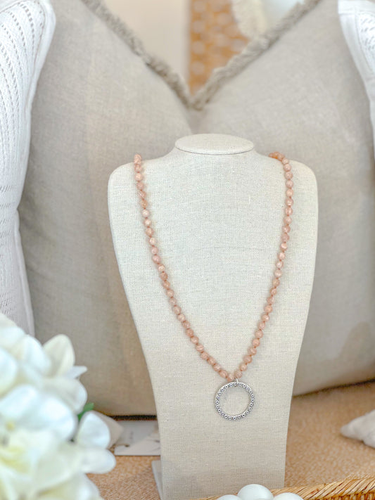 Natural stones necklace