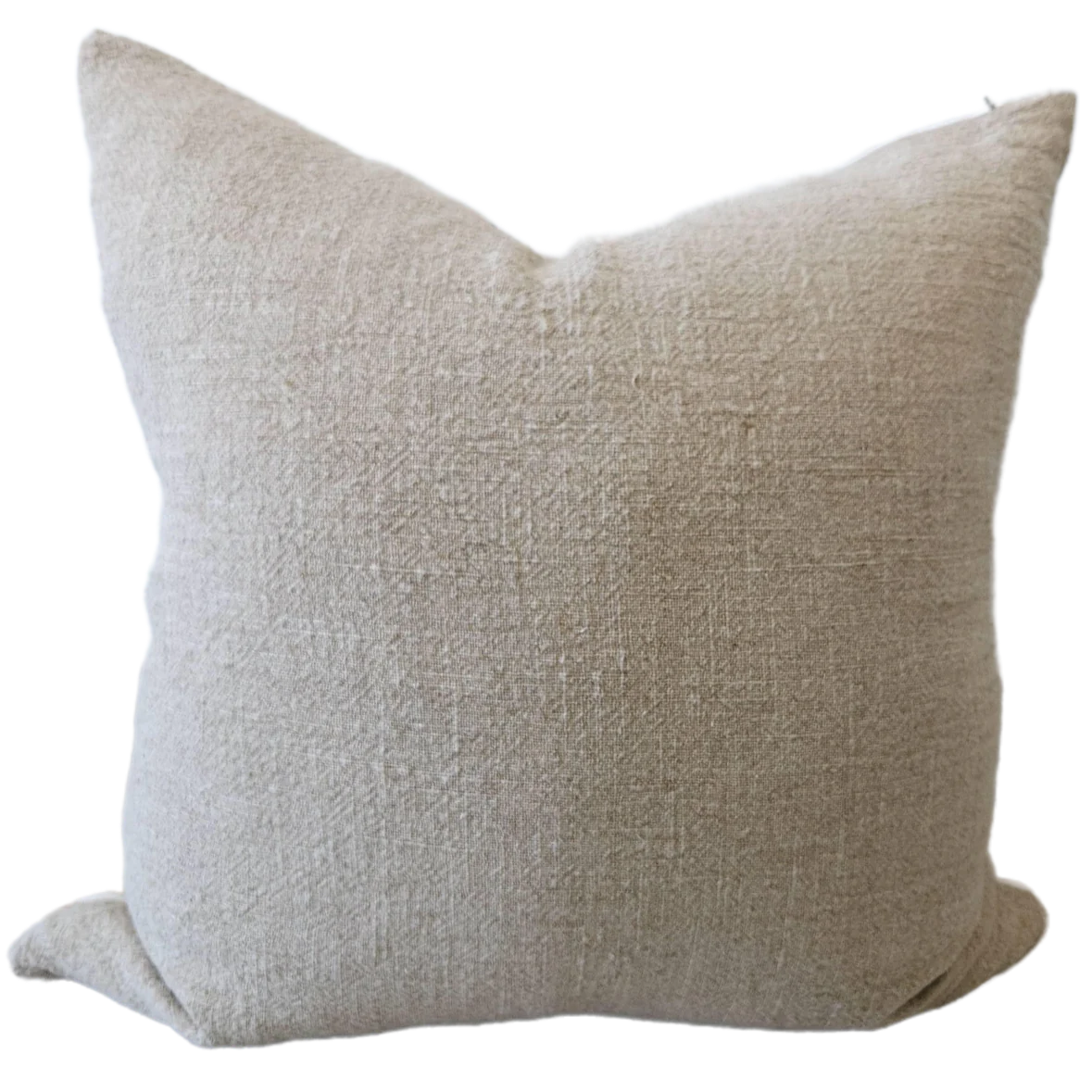 Pisa Linen with Jute Embroidery Double Sided Cushion 55cm Square