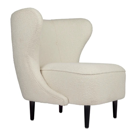 Occasional Chair - White Boucle
