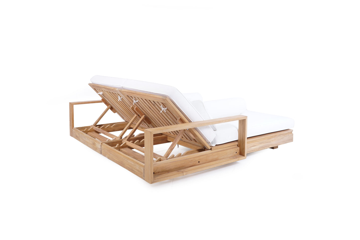 Avila Outdoor Double Sunlounger With Arms