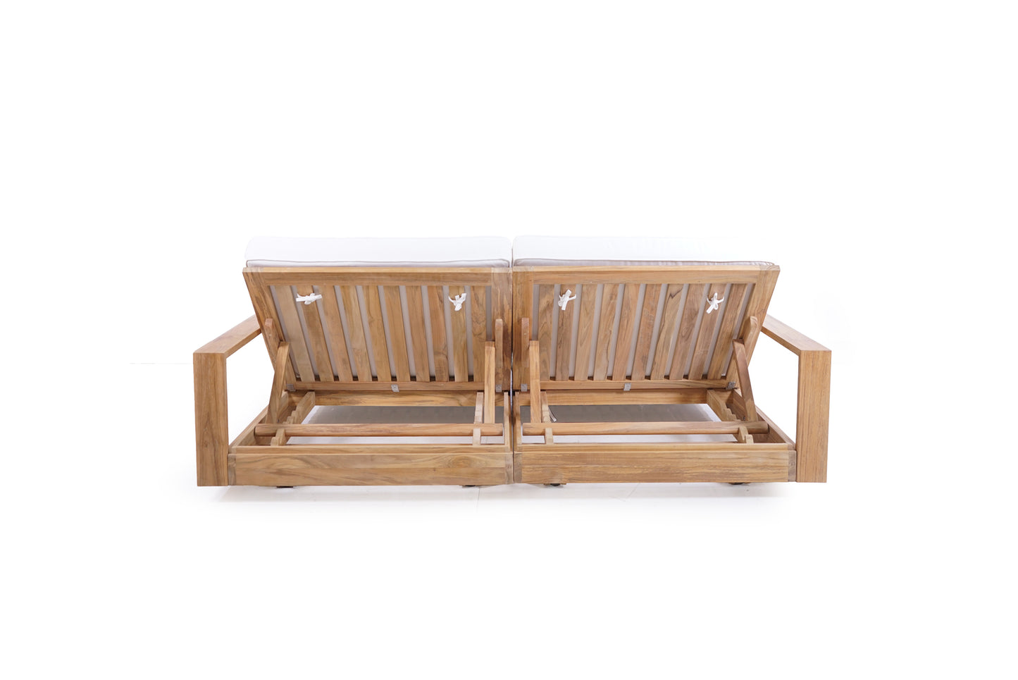 Avila Outdoor Double Sunlounger With Arms