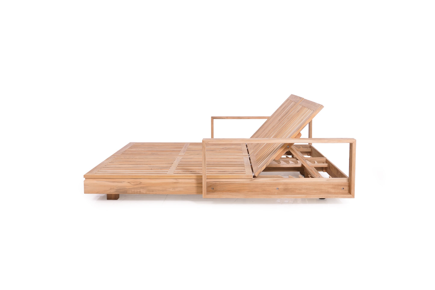 Avila Outdoor Double Sunlounger With Arms