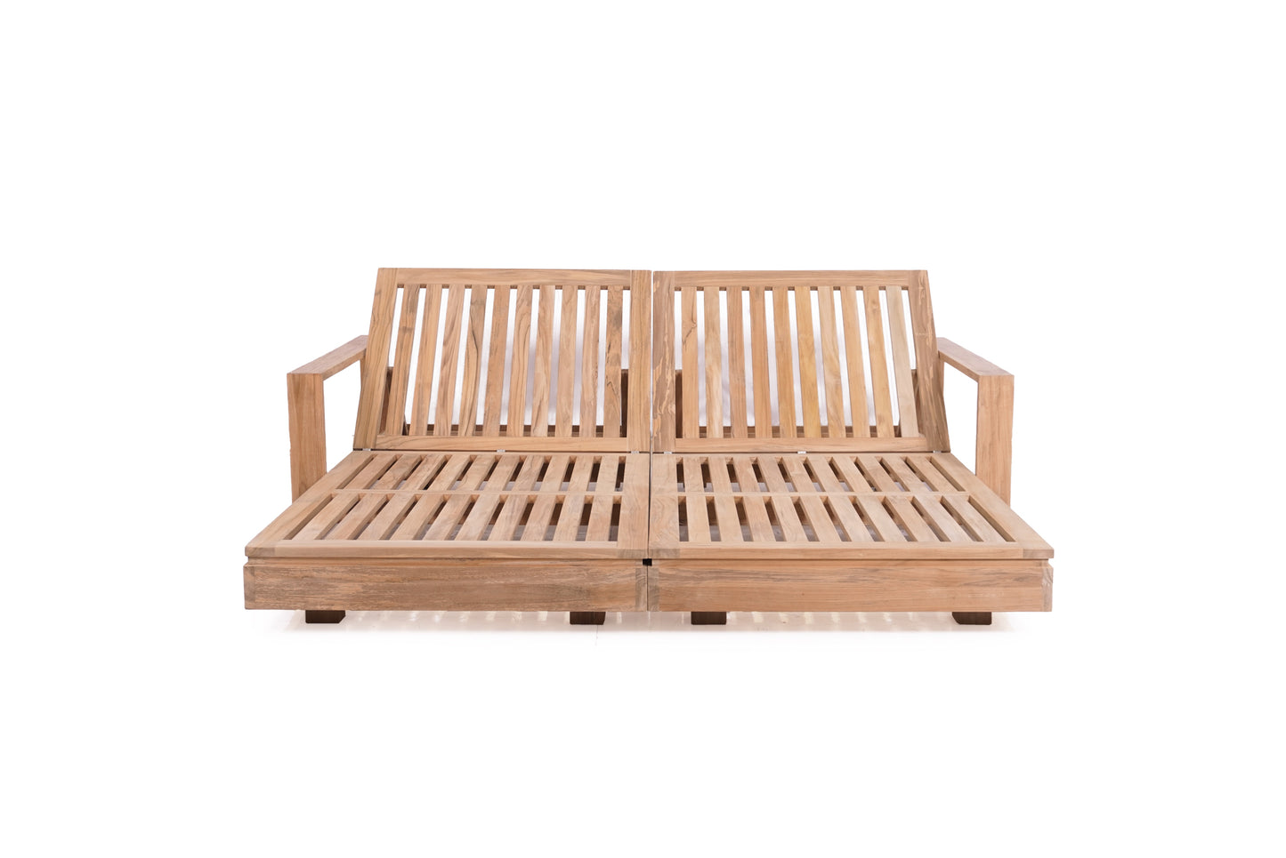 Avila Outdoor Double Sunlounger With Arms